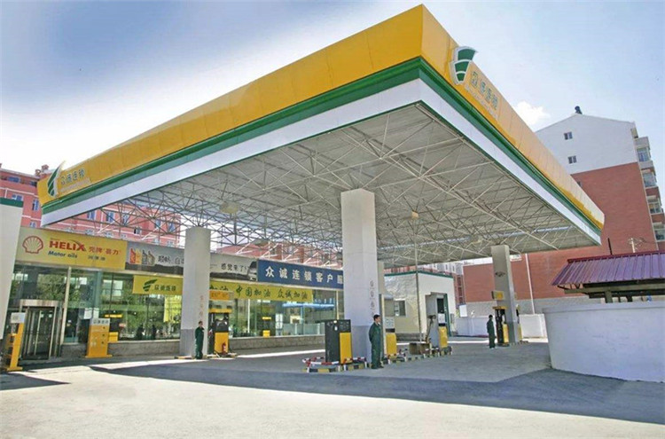 泊头加气站钢结构网架案例7